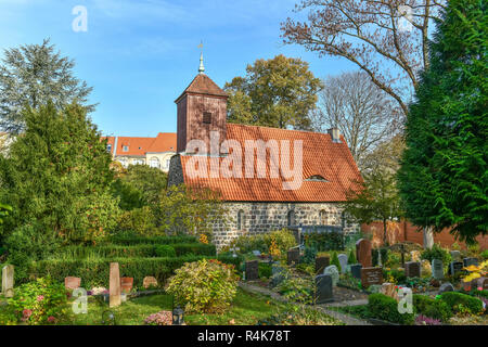 Église du Village village Schmargen, large rue, village Wilmers, Berlin, Allemagne, accueille dignement Dorfkirche, Breite Strasse, Berlin, Deutschland Banque D'Images