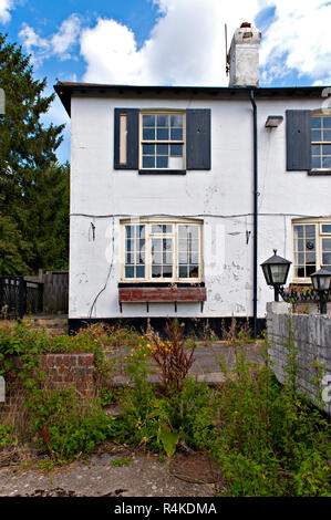 L'Padwell Bras, un pub populaire une fois situé dans le hameau de Stone Street, Kent, fermée en 2017 et n'est vu ici à l'été 2018. Banque D'Images