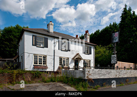 L'Padwell Bras, un pub populaire une fois situé dans le hameau de Stone Street, Kent, fermée en 2017 et n'est vu ici à l'été 2018. Banque D'Images