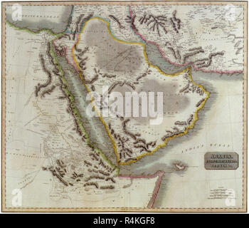 Site de l'Arabian Desert 1815, Thomson, John. Banque D'Images