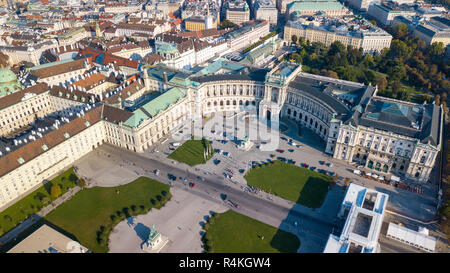 La Hofburg Wien Hofburg ou complexe, le Palais Impérial, Vienne, Autriche Banque D'Images