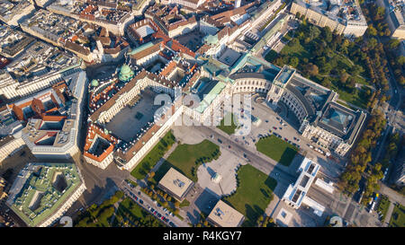 La Hofburg Wien Hofburg ou complexe, le Palais Impérial, Vienne, Autriche Banque D'Images