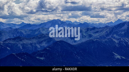 Vilters-Wangs sa dans le canton de Saint-Gall en Suisse. Les Alpes Banque D'Images