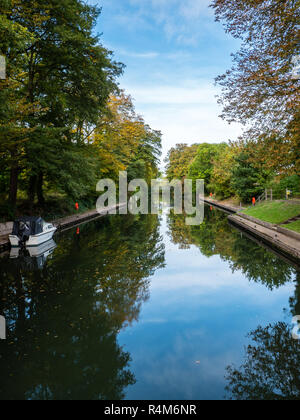 Beaconsfield, Beaconsfield, RiverThames Lock, Berkshire, Angleterre, RU, FR. Banque D'Images