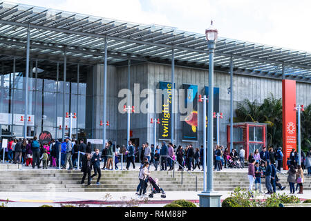 SAN FRANCISCO, USA - 26 février 2017 : l'entrée dans l'Académie des Sciences de Californie, un musée d'histoire naturelle de San Francisco, en Californie. Banque D'Images