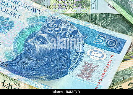 Libre de 50 € euros. Contexte financier Banque D'Images