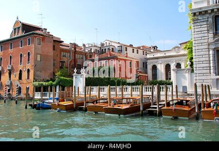 Canal principal de Venise. Banque D'Images