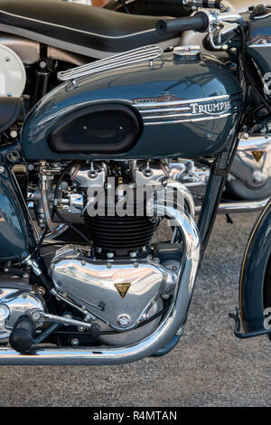 1949 Triumph Thunderbird 6T moto. Moto classique britannique Banque D'Images