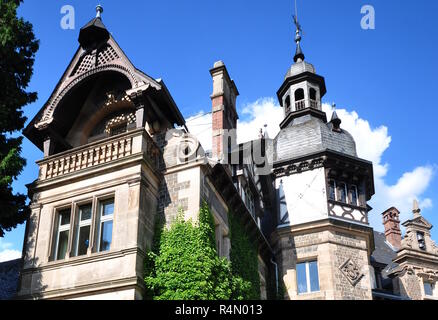 Château de rauischholzhausen herrensitz avec jardin paysager anglais Banque D'Images