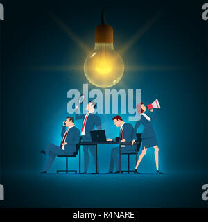 Illustration du concept d'entreprise. Banque D'Images