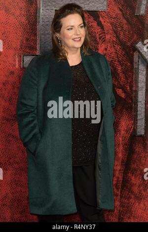 Londres, Royaume-Uni. 27 novembre, 2018. assiste à moteurs mortel - Première mondiale. Londres, Royaume-Uni. 27/11/2018 | Le monde d'utilisation : dpa Crédit photo alliance/Alamy Live News Banque D'Images