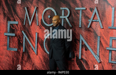 Londres, Royaume-Uni. 27 novembre, 2018. Colin Salmon assiste à la première mondiale de moteurs 'Mortal' au Cineworld Leicester Square le 27 novembre 2018 à Londres, en Angleterre. Crédit : Gary Mitchell, GMP Media/Alamy Live News Banque D'Images