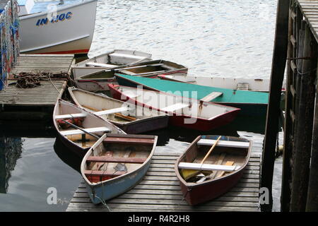 Doris dans un port du Maine Corea en Nouvelle Angleterre Banque D'Images