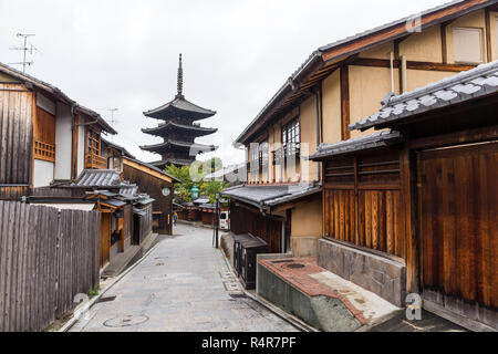 La Pagode Yasaka à Kyoto Banque D'Images