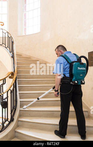 Back-pack portable Makita aspirateur Banque D'Images