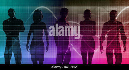 Solutions de main-d'oeuvre Banque D'Images