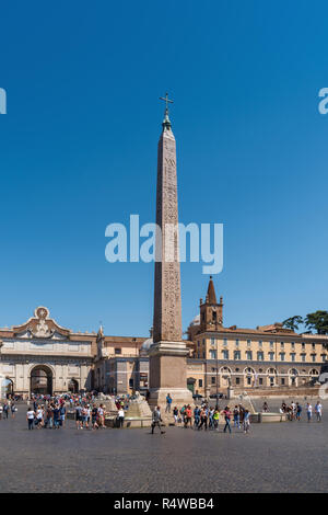 Piazza del Popolo, Rome, Italie Banque D'Images