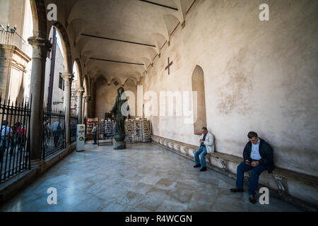 Intérieur de la cathédrale de Monreale, en Sicile, l'Italie, l'Europe. Banque D'Images