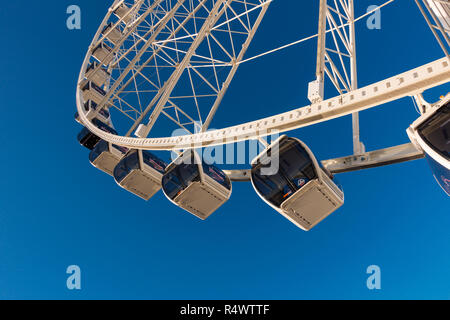 NATIONAL HARBOR, Maryland, États-Unis - l'attraction de la roue de la capitale. Banque D'Images