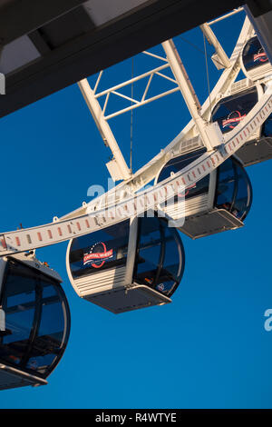 NATIONAL HARBOR, Maryland, États-Unis - l'attraction de la roue de la capitale. Banque D'Images