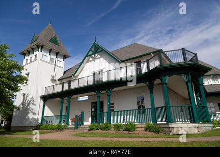 Le Musée du patrimoine Arthur Child of the 1000 Islands Gananoque en Ontario, au Canada. La ville est considérée comme une passerelle vers la région des Mille-Îles, sur Banque D'Images