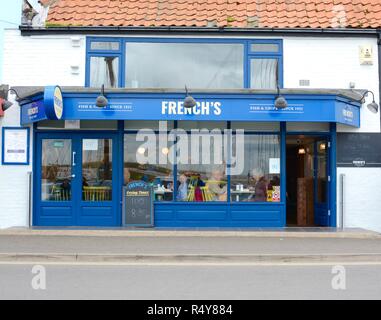 Du poisson et de l'anglais chip shop, Wells next the sea, Norfolk, UK Banque D'Images