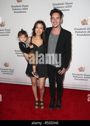 L'heure des héros 2018 - Elizabeth Glaser Pediatric AIDS Foundation à Los Angeles, United States avec : Jonathan Rhys Meyers, Mara Lane où : Los Angeles, California, United States Quand : 28 Oct 2018 Credit : FayesVision/WENN.com Banque D'Images