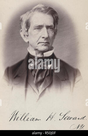 William H. Seward, puis sénateur de New York, circa 1859 Banque D'Images