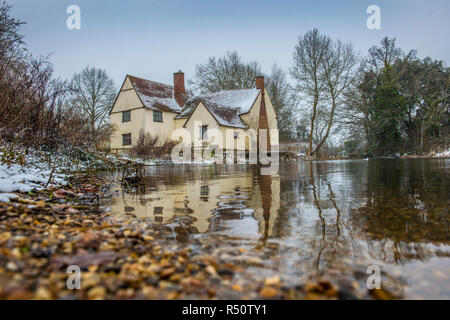 Dans le Suffolk Flatford Banque D'Images