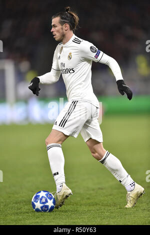 Rome, Italie. 27 Nov, 2018. Gareth Bale du Real Madrid au cours de l'UEFA Champions League entre les Roms et le Real Madrid au Stadio Olimpico, Rome, Italie le 27 novembre 2018. Credit : Giuseppe Maffia/Pacific Press/Alamy Live News Banque D'Images