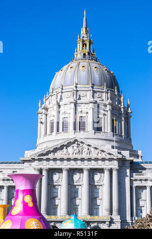 Hôtel de ville de San Francisco. San Francisco est le culturel, commercial, et financier de la Californie du Nord Banque D'Images