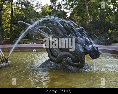 Fountainin à Bydgoszcz. Pologne Banque D'Images