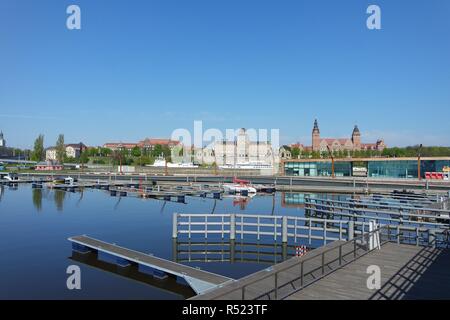 Le nord-est de plaisance à Szczecin, Szczecin Banque D'Images