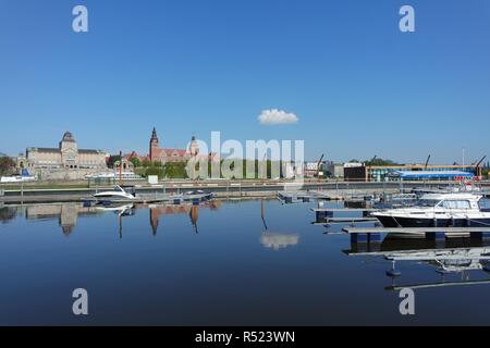 Le nord-est de plaisance à Szczecin, Szczecin Banque D'Images