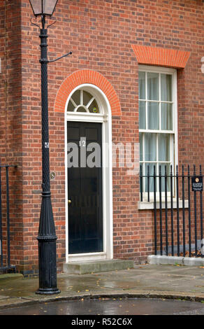 12 Downing Street, Londres, Angleterre, Royaume-Uni. Banque D'Images