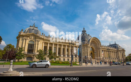 PARIS, FRANCE, 5 septembre 2018 - Petit Palais (Petit Palais) à Paris, France Banque D'Images