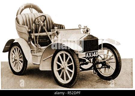 Vers 1906 - L'un des premiers dix chevaux 2 cylindres britannique Rolls-royce motor car Banque D'Images