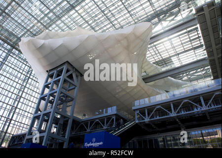 L'Italie, Lazio, Rome, 'le nuage' par Massimiliano Fuksas construit dans le quartier. Congrès et conférences Centre de la capitale. Banque D'Images