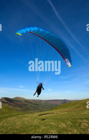 Côté planeur en Angleterre Derbyshire Peak District Banque D'Images