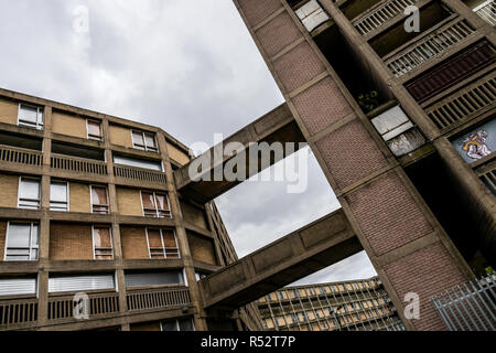 Collines du parc appartements Sheffield South Yorkshire Angleterre Banque D'Images