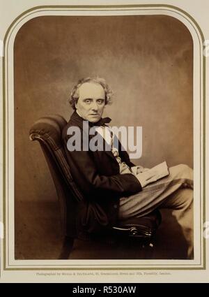 Charles John Kean (1811-1868). L'acteur anglais, fils de Edmund Kean. Portraits photographiques de la vie des stars exécuté par Maull et Polyblank ; avec leurs notices biographiques par E. W. [et autres]. Londres, vers 1856-1859. Source : 10804.f.6. Langue : Anglais. Banque D'Images