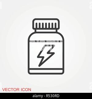 Icône vecteur alimentaire, de l'alimentation des étiquettes alimentaires isolé sur l'alimentation de base d'icônes et d'étiquettes, l'intolérance alimentaire. Illustration de Vecteur