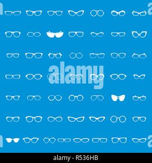 Verres icons set. Illustration simple de 50 formes lunettes vector icons for web Illustration de Vecteur