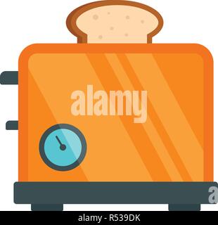 L'icône de minuterie d'un grille-pain. Illustration de télévision grille-pain de la minuterie pour l'icône vecteur web design Illustration de Vecteur