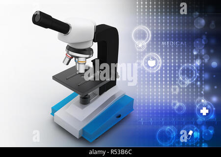 Sur microscope abstract background Banque D'Images