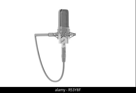 Microphone de studio gratuitement Banque D'Images