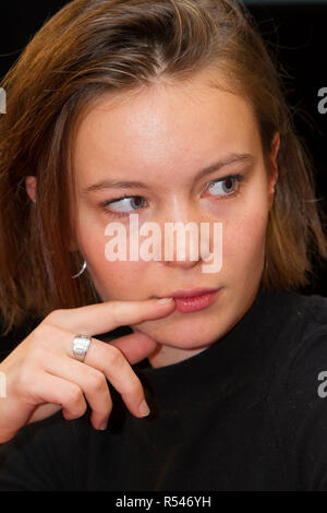 Turin, Italie. 29 Nov, 2018. L'actrice française Diane Rouxel est invité de 2018 Festival du Film de Turin Crédit : Marco Destefanis/Alamy Live News Banque D'Images