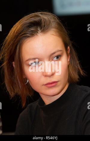 Turin, Italie. 29 Nov, 2018. L'actrice française Diane Rouxel est invité de 2018 Festival du Film de Turin Crédit : Marco Destefanis/Alamy Live News Banque D'Images
