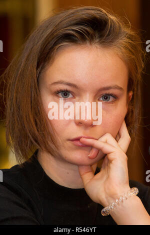 Turin, Italie. 29 Nov, 2018. L'actrice française Diane Rouxel est invité de 2018 Festival du Film de Turin Crédit : Marco Destefanis/Alamy Live News Banque D'Images