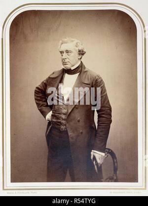 R. Stephenson, Esq ; M.P, F.R.S. Portraits photographiques de la vie des stars l'exécutif. Londres, vers 1856-1859. Robert Stephenson (1803-1859). Portrait. Anglais et mécanique ingénieur de structures. Image prise à partir de portraits photographiques de la vie des stars exécuté par Maull et Polyblank ; avec leurs notices biographiques par E. W. [et autres]. Tome 1. Publié à l'origine/produit à Londres, vers 1856-1859. . Source : 10804.f.6 plaque, III. Langue : Anglais. Banque D'Images